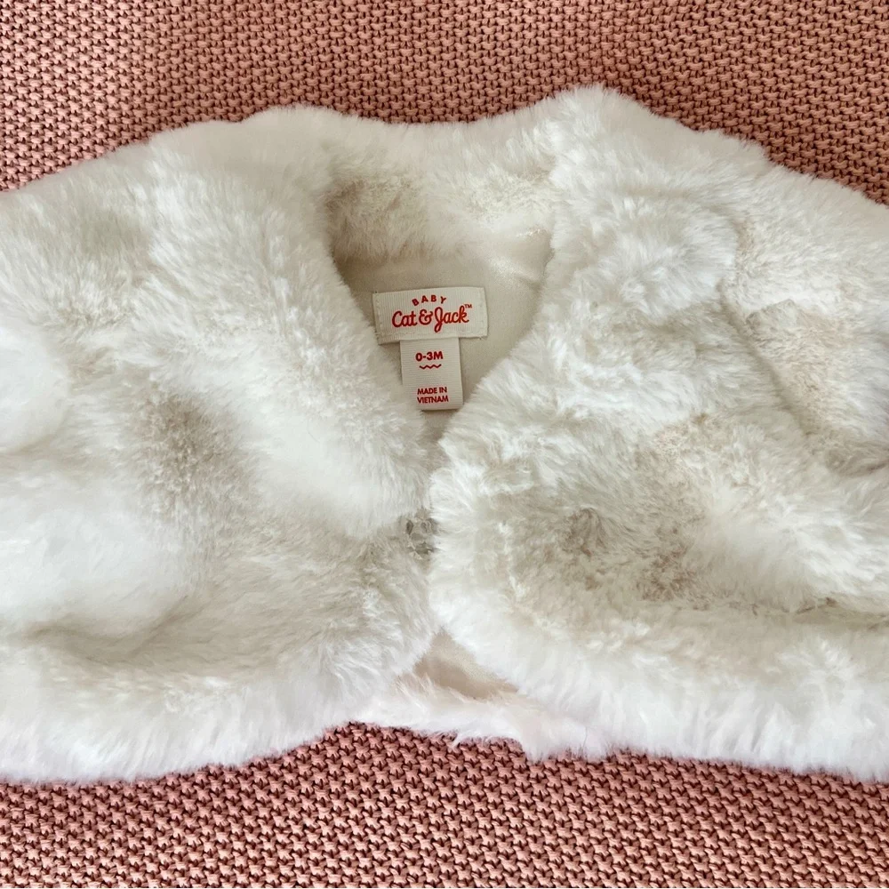Cat & Jack Red and White Diaper Cover Set